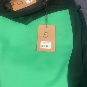 Sexy green mesh dresses.